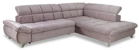 Coltar Extensibil Gemini, Dreapta, Roz, 312 X 78 X 234 Cm