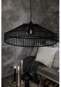 Lustră pe cablu Markslöjd 108782 TAPA 1xE27/40W/230V negru/bambus