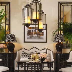 Lustra design LUX Monticello L negru 109948 HZ