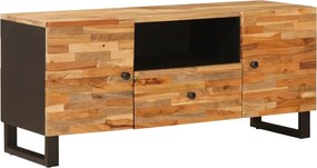vidaXL Cabinet TV cu raft Maro 105 x 33 x 46 cm Lemn de mango solid