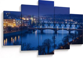 Tablou cu podurile din Praga (150x105 cm)