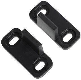 HOMCOM Set feronerie ușă culisantă, oțel carbon, suport 100 kg, pentru uși lemn 3.5-4.5 cm | Aosom Romania