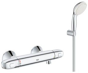 Pachet promo: Baterie cabina dus termostat Grohe Grohtherm 1000 New + set dus Grohe New Tempesta(34143003,27799001)