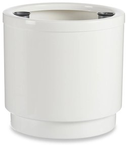 Ghiveci pentru flori cu auto-udare, alb, Ø 32 cm