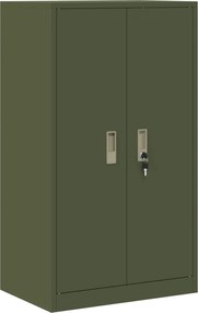 vidaXL Dulap de depozitare Verde măsliniu 60 x 40 x 105 cm Oțel