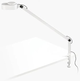 Veioza LED dimabila / Lampa de birou cu clips design ultra-modern INVITING alba
