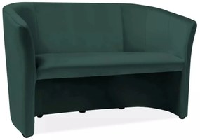 Canapea TM-2 velvet verde/wenge Blu78