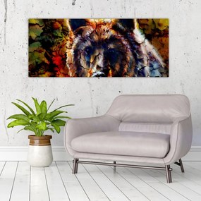 Tablou - Urs,pictură (120x50 cm)
