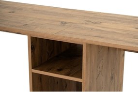 Birou cu aspect de lemn de pin 60x240 cm Twin – Kalune Design