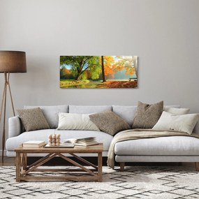 Tablou - Peisaj liniștit de toamnă (120x50 cm)