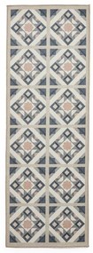 Covor tip traversă gri-crem lavabil 76x230 cm Victoria Orange – Think Rugs