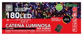 Instalatie luminoasa 180 LED-uri, Multicolor, 10,4 M, 8 jocuri lumini