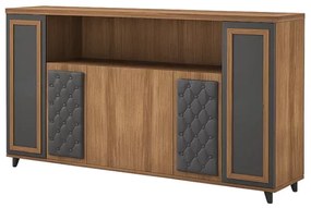 Bibliotecă modernă si elegantă cu spațiu de depozitare pentru birou directorial ,calitate premium , dimensiuni 2000*400*1250