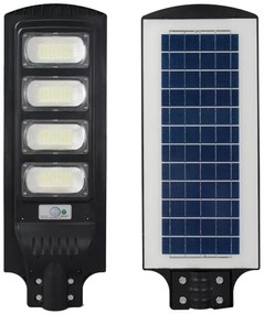 Lampă LED stradală solară cu senzor LED STREET LED/15W/3,2V IP65 + telecomandă