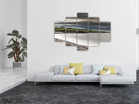 Tablou cu lac în amurg (150x105 cm)