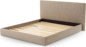 Pat dublu tapitat design LUX Ashford 180x210cm, Beckett beige