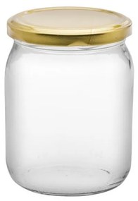 Set de 6 borcane de conservare cu capac, 540 ml