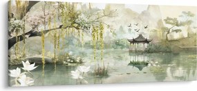Tablou - Lac Chinezesc (120x50 cm)
