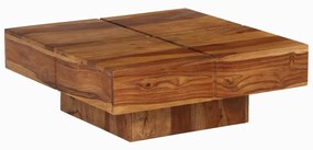 246250 vidaXL Măsuță de cafea, 80x80x30 cm, lemn masiv de acacia