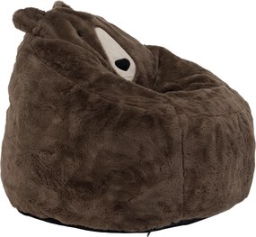 Fotoliu tip sac urs, maro, MEDAK