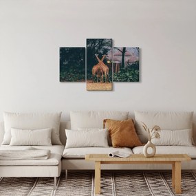 Tablou cu două girafe (90x60 cm)
