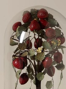 Clopot de sticla cu capsun artizanal, „Strawberry Precious”