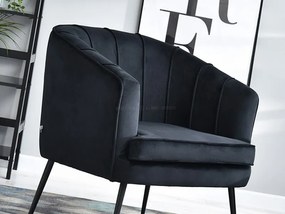 Fotoliu Etimee F (negru). Promo -11%. 1110028