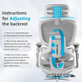 RESIGILAT- VIGOCHAIR ULTRA PRO Scaun ergonomic, spatar reglare verticala, suport lombar cu masaj si incalzire, sezut translatie, cotiere 6D, suport picioare, Full Mesh, Gri