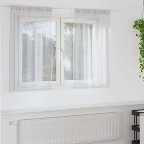 vidaXL Perdele cu perdele 2 pcs Gri deschis 140 x 140 cm Poliester
