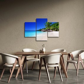 Tablou cu plaja pe insula Praslin (90x60 cm)