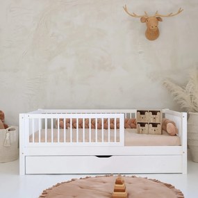 Pat montessori Dublu White Foxy 190x90
