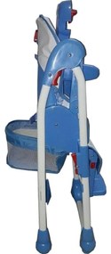 Scaun de masa pentru copii si bebe Baby Care™ reglabil in 3 trepte,pliabil, centura de siguranta, sezut comfortabil, masuta detasabila, functie