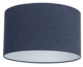 Abajur din material textil albastru închis 35/35/20