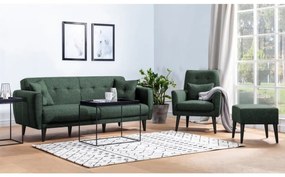 Set Canapea Extensibilă si Fotoliu Aria - S, Verde