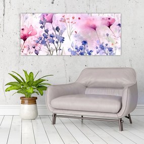 Tablou - Acuarelă pajiște (120x50 cm)