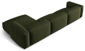 Colțar modular verde (cu colț pe partea dreaptă) Martina – Micadoni Home