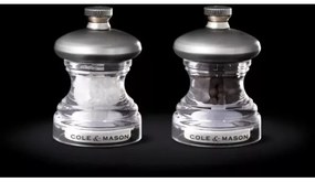 Cole&Mason BUTTON - Set 2 râșnițe sare și piper, 6,5 cm