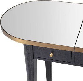 Masa de machiaj design elegant LUX Toulouse, gri carbune 114436 HZ