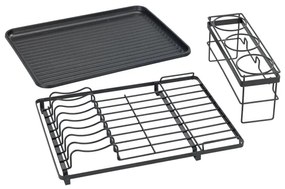 WENKO 54798100 - Scurgător de vase AMY 42,5x31,5 cm negru