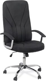 Scaun de birou VEGA, mecanism balans, stofa, Negru