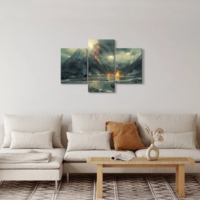 Tablou - Erupție vulcanică (90x60 cm)