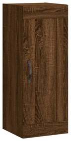 830499 vidaXL Dulap de perete, maro stejar, 34,5x34x90 cm, lemn prelucrat