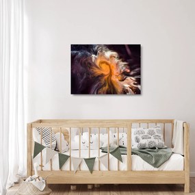 Tablou pe sticlă abstract - universul (70x50 cm)