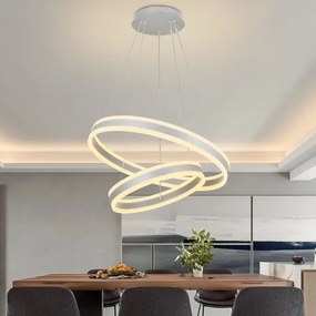 Lustră LED dimabilă pe cablu LED/135W/230V 3000-6500K + telecomandă