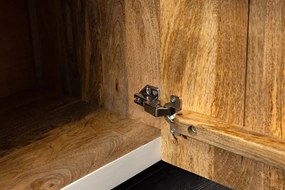 Comoda design vintage GOLDEN SUNSET 180cm Mango alb