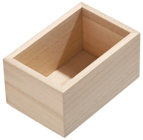 Organizator de bucătărie din lemn paulownia iDesign, 12,7 x 8,4 cm