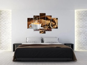 Tablou - O ceașcă de cafea (150x105 cm)
