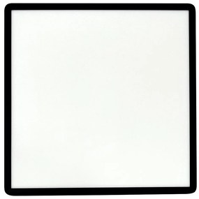 Plafonieră LED/40W/230V 3000/4000/6500K 50x50 cm neagră