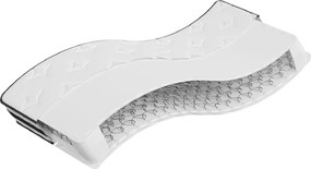 vidaXL Saltea cu arcuri bonnell, fermitate medie, 90x200 cm