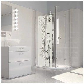 Autocolant rezistent la apă, pentru cabina de duș, Ambiance Bamboo